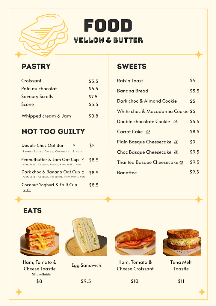 Yellow-and-Butter-Menu