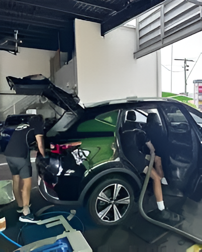 Interior detailing at Cloud 9 Southport