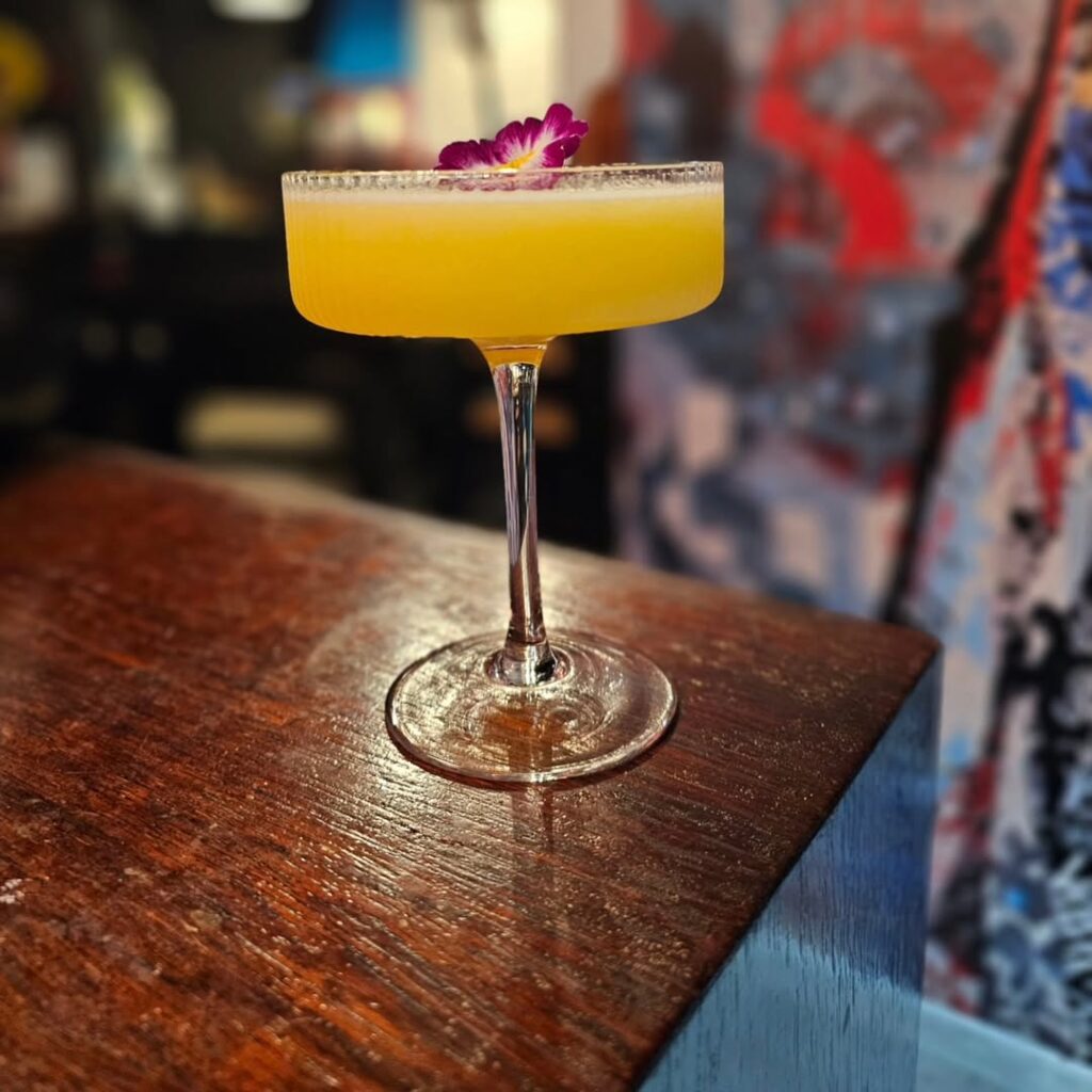 S A I G O N S U N R I S E Vodka Mango puree Honey