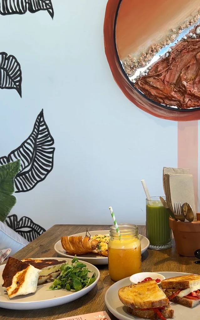 Selection of dishes at Sunset on Chevron café, Chevron Island Gold Coast