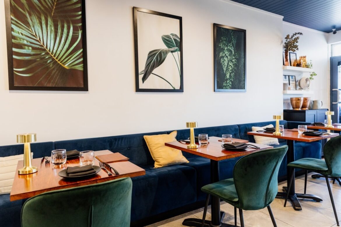 Intimate interior dining room at The North Room Mermaid Beach