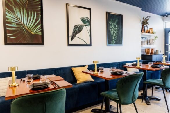 Intimate interior dining room at The North Room Mermaid Beach