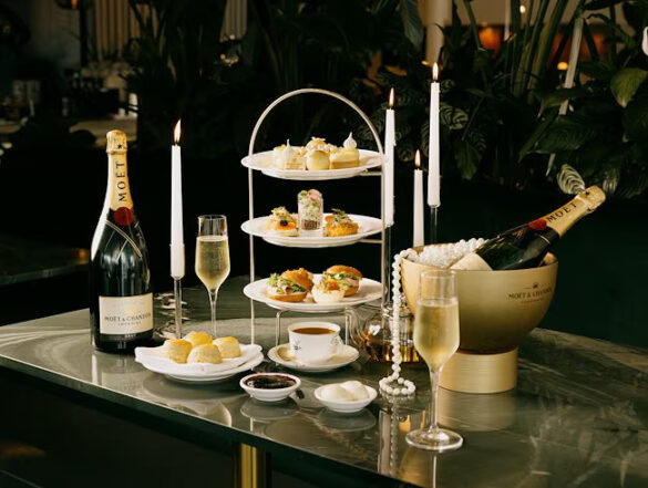 La Riviera High Tea at Pearls Bar overlooking the lagoon, Sheraton Grand Mirage Resort Gold Coast