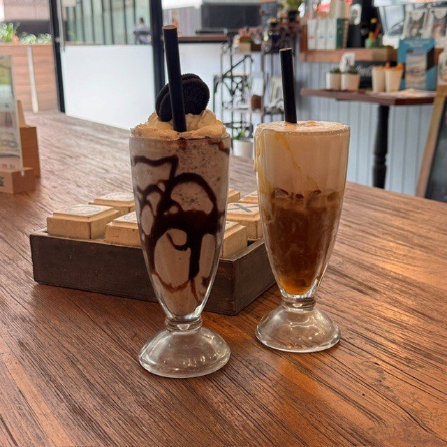 Biscoff Freddo iced coffee at Eden Kitchen and Bar in Surfers Paradise