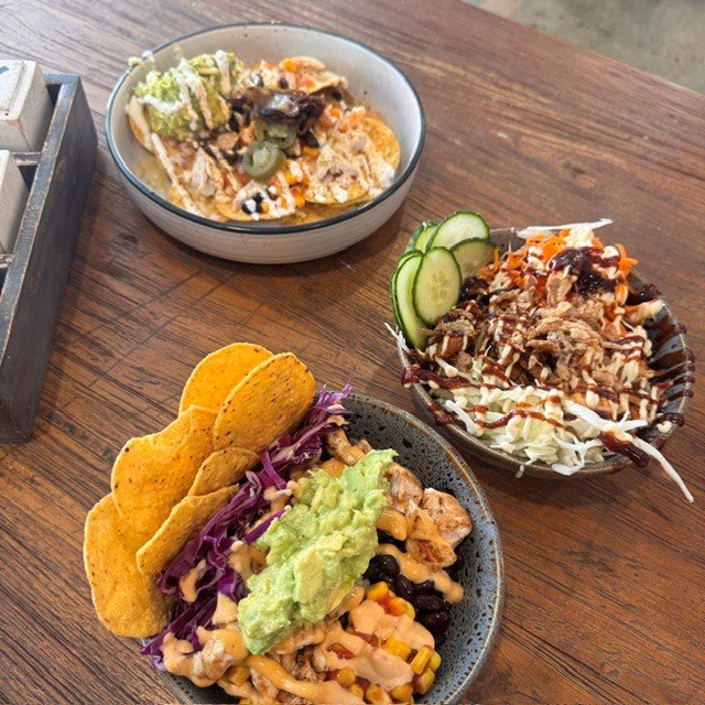 Karaage Chicken Poké Bowl lunch at Eden Kitchen & Bar Surfers Paradise