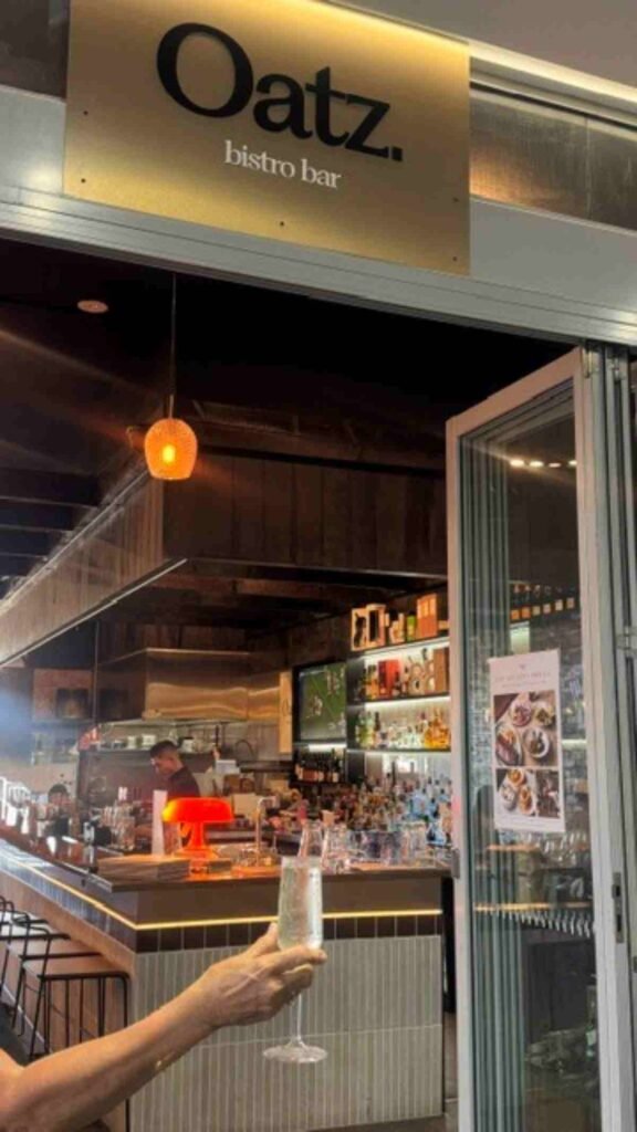 Drinks by the Waterfront at Oatz Bistro Bar SOuthport